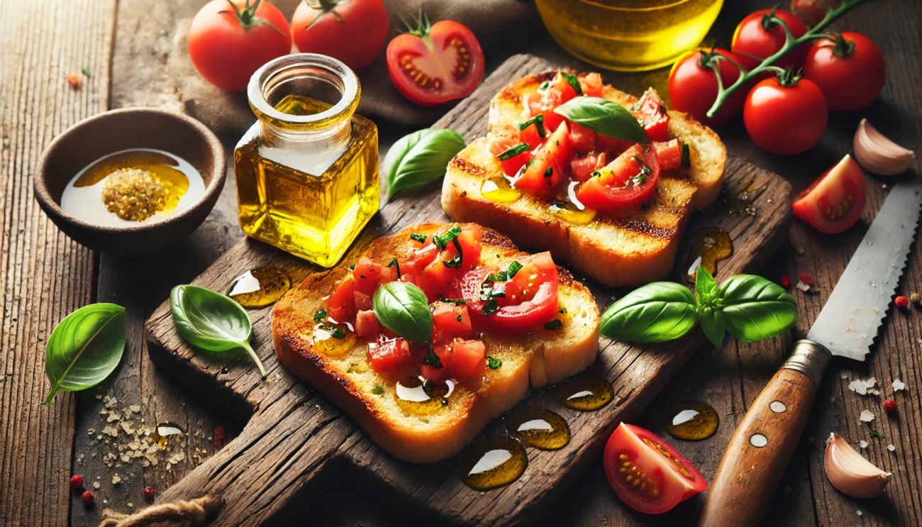 Bruschetta al Pomodoro e EVO